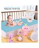 Dream Care Star Waterproof Reusable Fast Drying Baby Sheet (Medium-70cm X 100cm Color-Baby Blue)