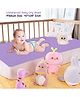 Dream Care Star Waterproof Reusable Instadry Baby Cot Sheet (Medium-70cm X 100cm Color-Violet)