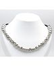 Aabacus Festive Theme   Ghunghroo Beads Designed Oxodised Necklace - Silver
