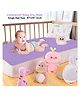 Dream Care Star Waterproof Reusable Ultra Soft Underpad for Elderly Patients (Single Bed-140cm X 220cm Color-Violet)