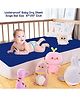Dream Care Star Waterproof Reusable Quick Absorbant Fast Drying Baby Dry Sheet (Single Bed-140cm X 220cm Color-Royal Blue)