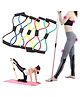 COZY VIBES Colorful Workout Bands Resistance Bands Stretch Rope 8 Shaped Elastic Tension Rope Chest Expander for Yoga Sport Fitness - PACK OF 1 - COLOR MAY VARY