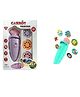 Azhari 2in 1 Carrot Projector Light Projector for Kids, Educational Learning Toys, Torch Baby Projector [Projection Flashlight 3 Reels 24 Pattern Toy for kids Color & Design May Vary