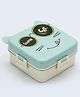 Asera Super Cat Lunch Box 2 Layer Stainless Steel Lunch Box Comes with 1 Detachable Tray, 1 Small Container & 1 Spoon Ideal for Kids BPA Free 1120ml+70ml (Blue)