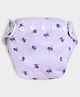 Mi Arcus Printed Reusable Cloth Diaper with Smart Dry Insert Combo- Purple- 0-6M