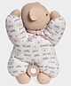 Mi Arcus Height 28 cm Soft & Plush Teddy Toy with Pull String Music- Beige