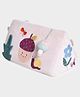 Mi Arcus Embroidered,Patchwork, Textures, and 3D Toys Design Triangle Tummy Time Soft Toy/Pillow - Pink