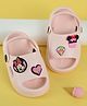Yellow Bee Mickey & Friends Featuring Minnie Mouse Applique Detailed Clogs - Pink