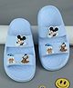 Yellow Bee Disney Mickey & Friends Featuring Characters Applique Detailed Slides - Blue