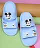 Yellow Bee Disney Featuring Mickey & Friends Applique Detailed Sliders - Blue