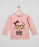 The Sandbox Clothing Co Cotton Knit Full Sleeves Girl Printed Tee - Pink
