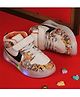 FEETWELL SHOES Abstract Designed LED Shoes - Orange