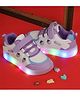 FEETWELL SHOES Strawberries Designed LED Shoes - Purple