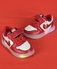 FEETWELL SHOES Colour Blocked LED Shoes - Red