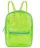 Echo Boomers 11 Inches Stylish Transparent Jelly Backpack - Green