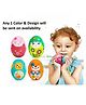 Azhari Egg Shaker Musical Toy for Kids Color & Design May Vary