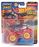 Hot Wheels Die Cast Free Wheel Free Style Dem derby Monster Toy Truck -SHARKS VS DINOS 7/8 - Red