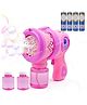 Vikrida Big Size Leak-Proof Design Automatic Bubble Gun for Kids & Toddlers with LED Light  Includes 2 Bubble Liquid Bottles (Battery Included)  Pink