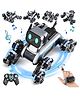 Vikrida Remote Control 8WD Gesture Sensor RC Stunt Car with Lights & Music  Robot Dog Design for Kids & Adults  Birthday Gift for Boys & Girls (Ages 613)  Black