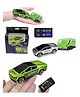 Magicwand R/c RechargeableType-C Charging 2-in-1 Miniature Cyber Truck with Trailer & Led Lights1 Random Color Will be Shipped as per stock