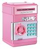 Magicwand ATM Piggy Bank|Mini ATM|Coin Bank Money Saving Box with Password,Pink & Silver  Kids Safe Money Bank for Kids with Auto Grab Note Slot