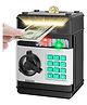 Magicwand ATM Piggy Bank|Mini ATM|Coin Bank Money Saving Box with Password,Black & Silver  Kids Safe Money Bank for Kids with Auto Grab Note Slot