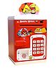 Magicwand ATM Piggy Bank|Mini ATM|Coin Bank Money Saving Box with Password,Cherry Red  Kids Safe Money Bank for Kids with Auto Grab Note Slot