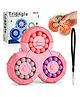 Magicwand Magic Bean Rotating Gyro for Relieving Stress Anxiety for Kids & AdultsPack of 1 Multi-Colored