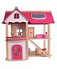 Magicwand Pretend Play Endorsed Wooden Doll House with Mini Figures for Girls 3 Yrs & Up  Pack of 1  Multi-Colored