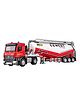 Magicwand Adult 1:18 Scale Die-Cast Cement Truck With Openable Doors Working Headlights & Tail Lights Pack Of 1 Random Color