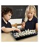MagicwandPack of 2  Magnetic Chessboard Game Set with Folding Travel Portable Case Chess Board