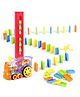 Magicwand Set Of 60 Pcs Educational Domino Building Blocks Rally Engine with Accessories
