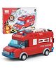 Magicwand Lego Compatible Toy Building Block Educational Fire Engine Construction Learning Blocks Set For Kids70 Pcs Multi-Colored