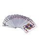 Magicwand 24 K Silver Plated Water-Proof Poker Playing Card Game