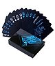Magicwand Adult Water Proof Poker Playing Taash Card GameBlack Pack Of 1