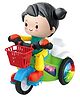 Magicwand Plastic Bump-N-Go Stunt Tricycle Toy Girl with 3D Lights for Kids