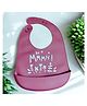 SAFE-O-KID Premium Silicone Baby Bib Lightweight, Foldable, Non-Toxic Bib with Spill-Proof, Adjustable, Soft, Easy-to-Clean Feeding Bib for toddlers - Brown