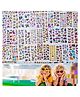 IncyWincy Cartoon Puff 3D Stickers for Kids (20 Sheets) - Assorted