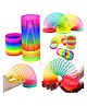 IncyWincy Magic Rainbow Spring Toy (Pack of 6) - Multicolor
