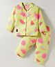 Enfance Core Full Sleeves  Watermelon Printed Coordinating Night Suit Set - Green