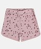 MINI KLUB Cotton Blend Knit Floral Printed Shorts - Mauve