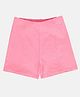 MINI KLUB Cotton Knit Solid Shorts - Pink