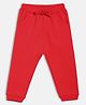MINI KLUB Cotton Blend Knit Solid Joggers - Red