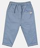 MINI KLUB Cotton Woven Solid Pant - Blue