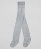 The Sandbox Clothing Co Cotton Lycra Knit Solid Stockings - Grey