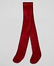 The Sandbox Clothing Co Cotton Lycra Knit Solid Stockings -  Maroon
