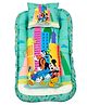 Disney by Baby Tales Baby Mattress With Mickey & Friends Print - Green