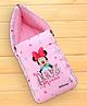 Disney by Baby Tales Sleeping Bag Cum Carry Nest With Minnie Mouse Graphics - Pink