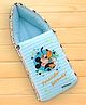 Disney by Baby Tales Sleeping Bag Cum Carry Nest With Pluto & Mickey Adorable Print- Turquoise