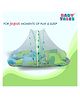 Baby Tales Little Dinosaur Printed Baby Bedding with Mosquito Net - Green